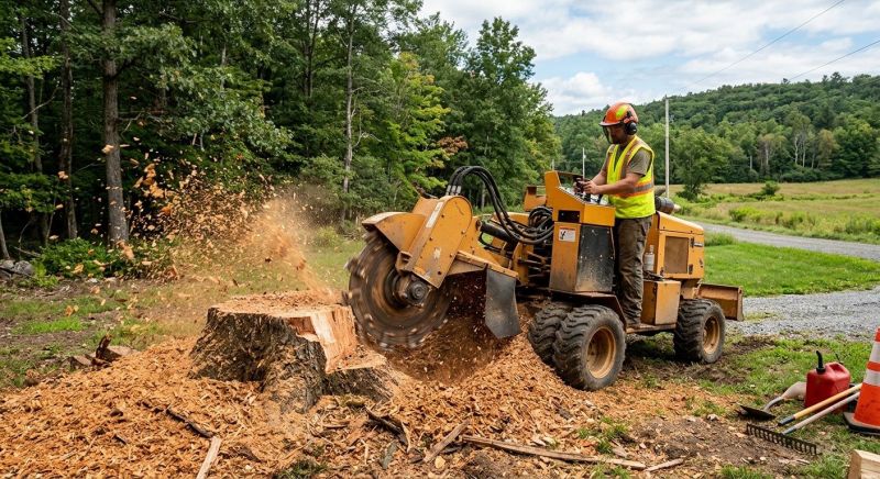 Commercial Stump Grinding in Waldorf, MD